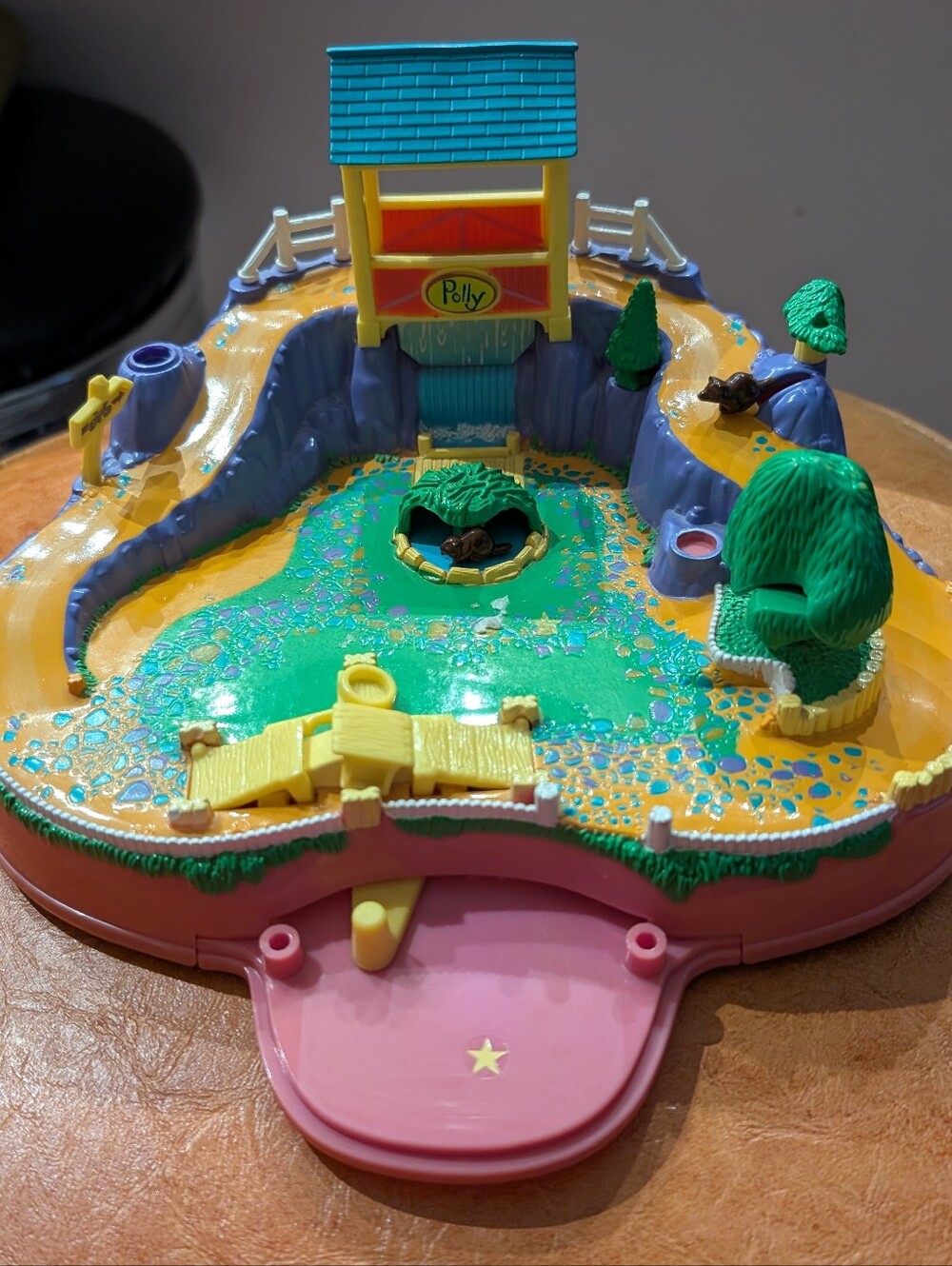 Vintage Polly Pocket Cycling Action Park